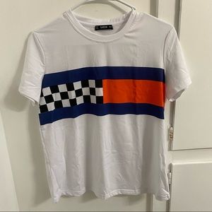 SHEIN CAR THEMED SHIRT